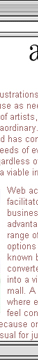 web site design for creative content offering