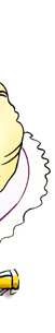 line and gradated color illustration for la madeleine