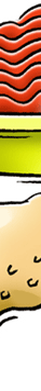 line and gradated color illustration for giant foods
