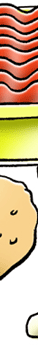 line and gradated color illustration for giant foods